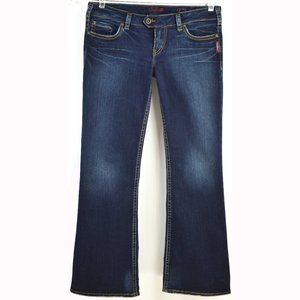 Silver Tuesday Jeans Size 33 x 33 Dark Denim Flare
